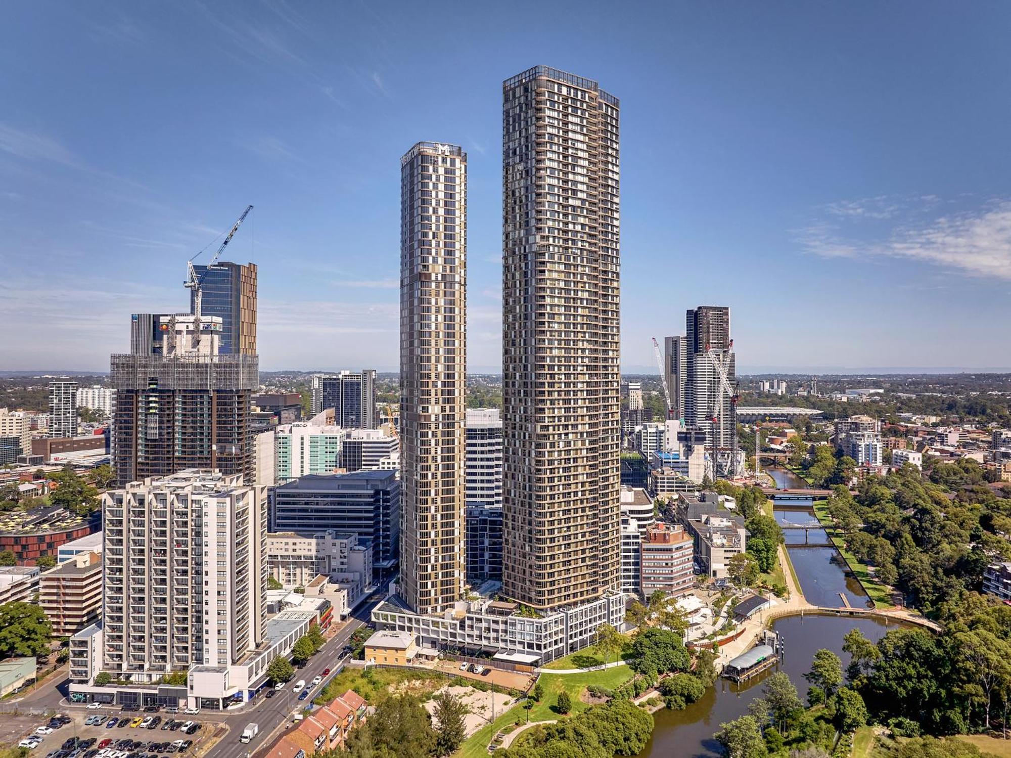 Meriton Suites George Street, Parramatta Sydney Eksteriør billede