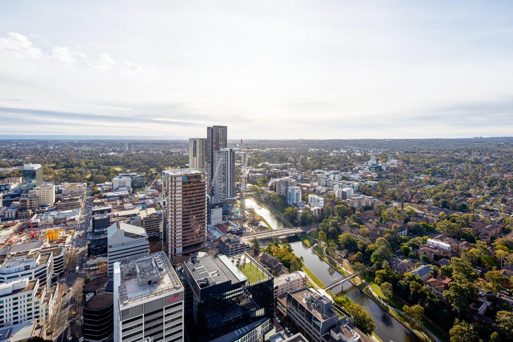 Meriton Suites George Street, Parramatta Sydney Eksteriør billede
